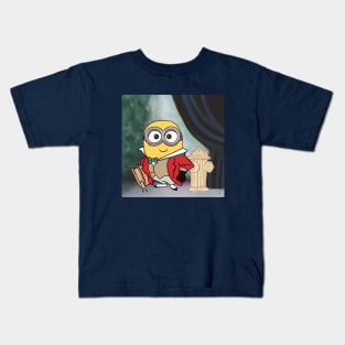 Bob Minion Esquire Self Portrait Kids T-Shirt